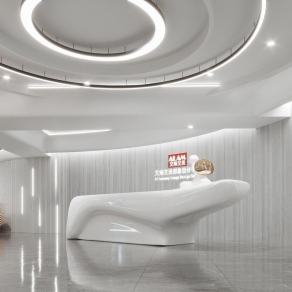 现代培训机构大堂3D模型下载